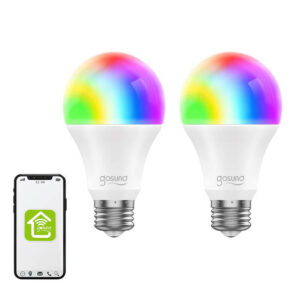 Smart Lemputė WiFi RGB LED Gosund WB4-2 E27 (2-pack) Tuya - Image 3