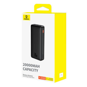 Baseus Airpow 20000mAh 20W powerbank juodos spalvos - Image 4