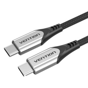 Vention TAAHG USB-C į USB-C 60W kabelis 1.5m pilkos spalvos - Image 3
