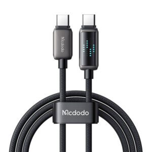 Mcdodo CA-4250 USB-C į USB-C kabelis, 100W, LED display, 1.2m