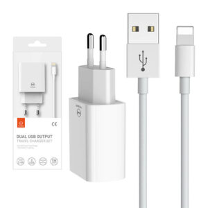 Duální USB nabíječka Mcdodo CH-6720 EU Lightning 1m - Image 4