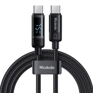 Mcdodo CA-5780 USB-C į USB-C 60W data kabelis 1.2m juodos spalvos