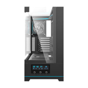 Darkflash DY450 PRO kompiuterio korpusas + ventiliatorius juodos spalvos - Image 3