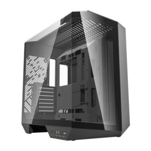 Darkflash DY470 kompiuterio korpusas without fans juodos spalvos