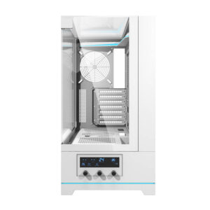 Darkflash DY450 kompiuterio korpusas without fans baltos spalvos - Image 4