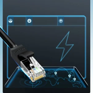 Ugreen kabelis internet network kabelis Ethernet patchcord RJ45 Cat 6 UTP 1000Mbps 2m juodos spalvos 20160 - Image 4