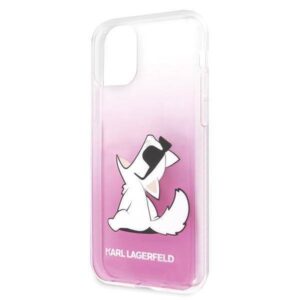 Original Apple iPhone 11 PRO Karl Lagerfeld Choupette Fun KLHCN58CFNRCPI dėklas telefonui rožinės spalvos - Image 3