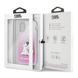 Original Apple iPhone 11 PRO Karl Lagerfeld Choupette Fun KLHCN58CFNRCPI dėklas telefonui rožinės spalvos - Image 7