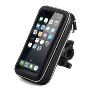 Wozinsky phone holder bike, motorcycle, scooters dėklas telefonui juodos spalvos WBHBK7