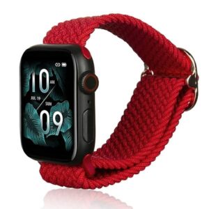 Beline apyrankė Apple Watch Textile 42/44/45/49mm raudonos spalvos