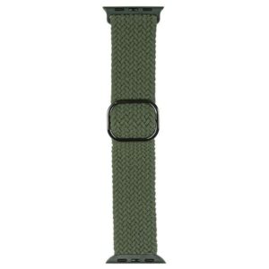 Beline apyrankė Apple Watch Textile 42/44/45/49mm žalios spalvos - Image 2
