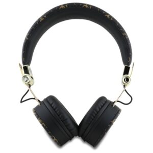 Guess ausinės Bluetooth ENC  GUBH70E4PTMK juodos spalvos 4G Triangle Round Shape - Image 3