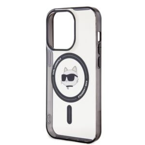 Karl Lagerfeld KLHMP15LHCHNOTK Apple iPhone 15 Pro 6.1" transparent hardcase IML Choupette`s Head MagSafe - Image 6