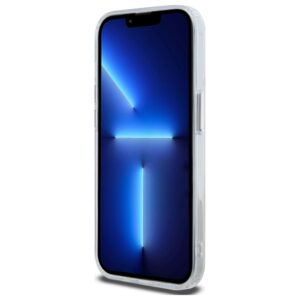 Karl Lagerfeld KLHMP13LHLSCHH Apple iPhone 13 Pro 6.1" dėklas telefonui baltos spalvos IML Metal Choupette Head MagSafe - Image 5