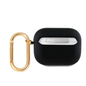 Guess PU Grained Classic Logo Apple AirPods 3 dėklas jūsų ausinėms juodos spalvos