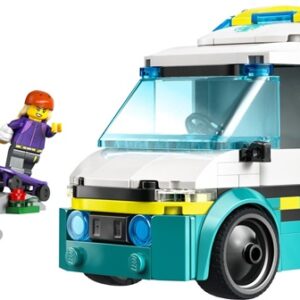 Konstruktorius LEGO® City Emergency Ambulance, 184 vnt. - Image 3