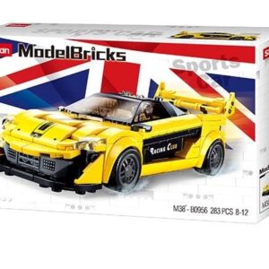 Konstruktorius Sluban Super car Yellow M38-B0956, plastikas