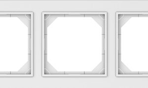 Penkiavietis rėmelis VILMA QR1000, mat. baltos spalvos