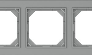 Penkiavietis rėmelis VILMA QR1000, pilkos spalvos