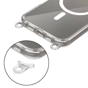 Apple iPhone 16 Pro Tech-Protect Flexair Chain MagSafe Grey & Pink transparent - Image 4