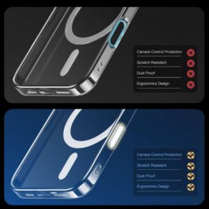 Apple iPhone 16 Pro Max Tech-Protect FlexAir Hybrid CC MagSafe Clear transparent - Image 5