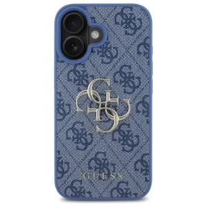 Guess 4G Big Logo Apple iPhone 16 - dėklas telefonui mėlynos spalvos - Image 3