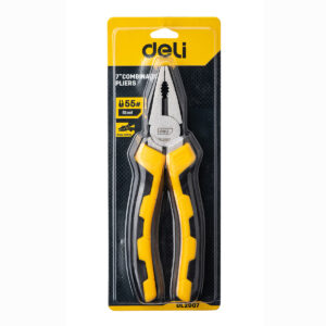Replės 7" Deli Tools EDL2007 geltonos spalvos - Image 4