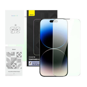 Apsauginis stiklas with eye protection filter Baseus Crystal Series iPhone 14 PRO
