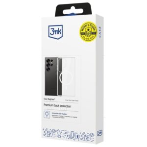 3MK MagCase Samsung Galaxy S25 Ultra skaidrus dėklas telefonui suderinamas su MagSafe - Image 3