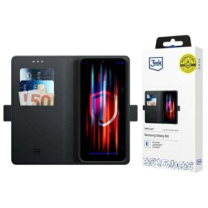 3MK Wallet Case Samsung Galaxy A16 dėklas telefonui juodos spalvos - Image 1