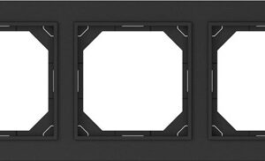 Penkiavietis rėmelis VILMA QR1000, matinės juodos spalvos