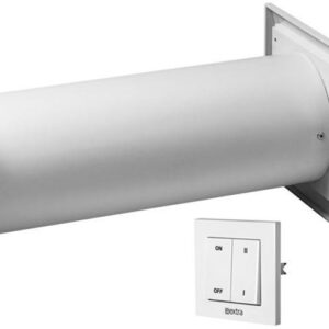 Sieninis rekuperatorius su jungikliu EUROPLAST E-EXTRA DN100 - Image 2