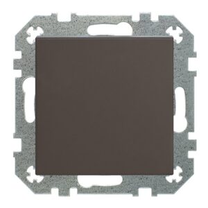 Kryžminis perjungiklis LIREGUS RETRO, rudos spalvos - Image 1