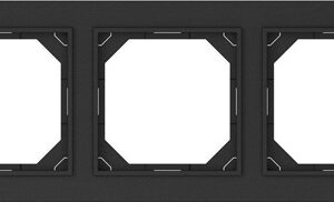 Penkiavietis rėmelis VILMA QR1000, matinės juodos spalvos