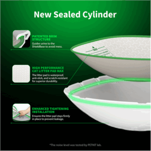 Išmanusis savaime išsivalantis tualetas katėms PetKit Pura MAX 2 PREMIUM - Image 9