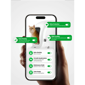 Išmanusis savaime išsivalantis tualetas katėms PetKit Pura MAX 2 PREMIUM - Image 7