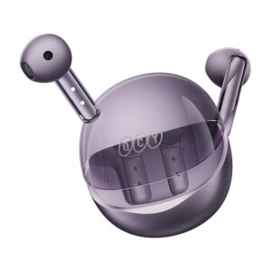 QCY TWS ausinės AilyBuds Clear T32 purple - Image 3