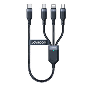 Multi-function USB į USB-C 2x Lightning Micro Joyroom Cable S-A18