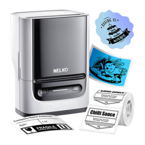 Nelko PM220 terminis lipdukų ir etikečių spausdintuvas baltos spalvos - Image 3