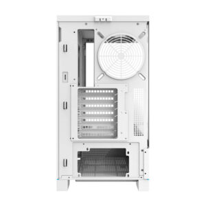 Darkflash DY451 kompiuterio korpusas be ventiliatorių baltos spalvos - Image 3