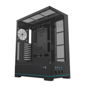 Darkflash DY451 kompiuterio korpusas be ventiliatorių juodos spalvos