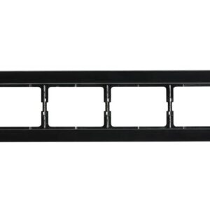 Keturvietis rėmelis VILMA XP500, juodas stiklas