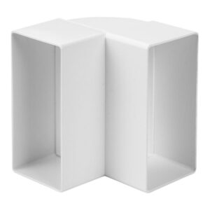 Ventiliacijos alkūnė EUROPLAST KLV25-90, 220 x 55 mm, 90°