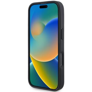 BMW BMHCP16LSLLBK Apple iPhone 16 Pro 6.3" dėklas telefonui juodos spalvos hardcase Leather Hot Stamp - Image 4