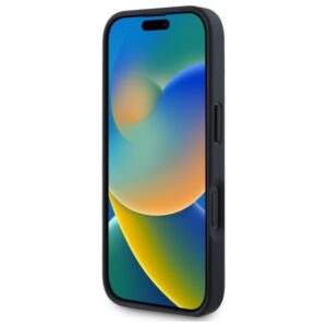 BMW BMHMP16S23PUTRK Apple iPhone 16 6.1" dėklas telefonui juodos spalvos hardcase M Meshed Tricolor Stripes MagSafe - Image 5