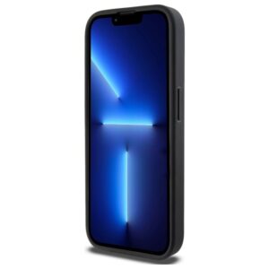 DKNY DKHMP15XPGHLME Apple iPhone 15 Pro Max 6.7" dėklas telefonui gelsvas Grained Metal Logo MagSafe - Image 5