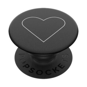 Popsockets 2 White Heart Black 800667 telefono laikiklis - standard