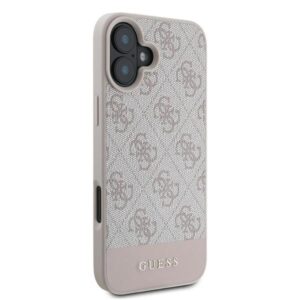 Guess GUHCP16MG4GLPI Apple iPhone 16 Plus 6.7" dėklas telefonui rožinės spalvos hardcase 4G Bottom Stripe - Image 4