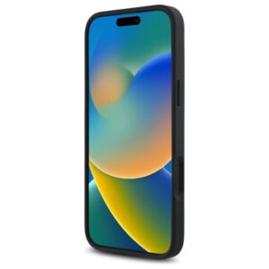 Guess GUHMP16SP4ROPEMCK Apple iPhone 16 6.1" dėklas telefonui juodos spalvos 4G Flowers Print MagSafe - Image 5