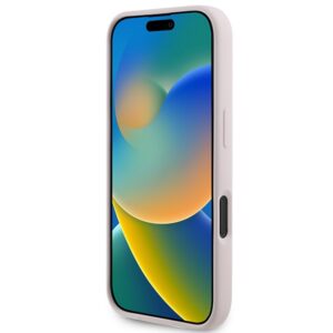 Karl Lagerfeld KLHMP16MSCMKCRHP Apple iPhone  16 Plus 6.7" dėklas telefonui rožinės spalvos hardcase Silicone Karl&Choupette Ring MagSafe - Image 5